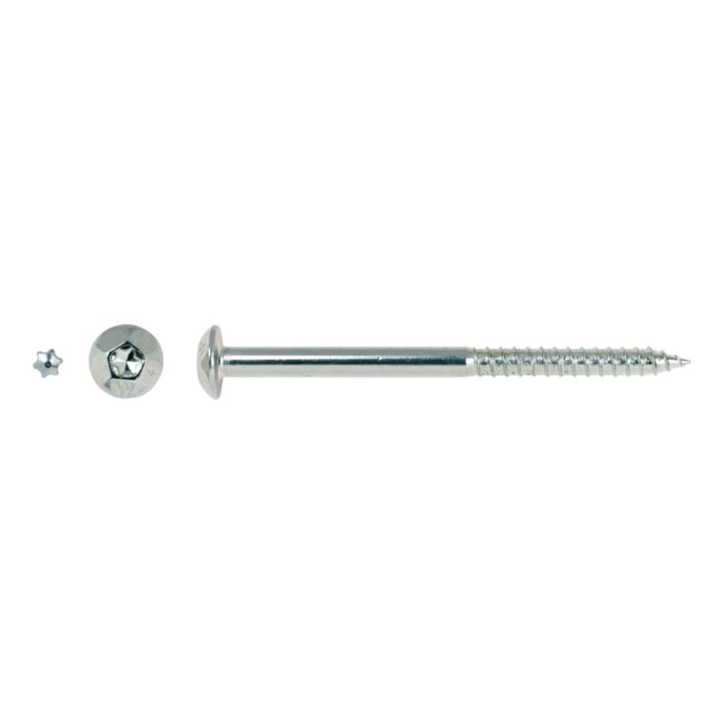 Tamperproof bolt, galvanised, TX 40 7 x 105