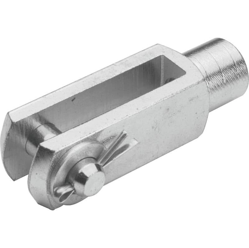 Fork joint, DIN 71751, galvanised, type A, M8 x 16