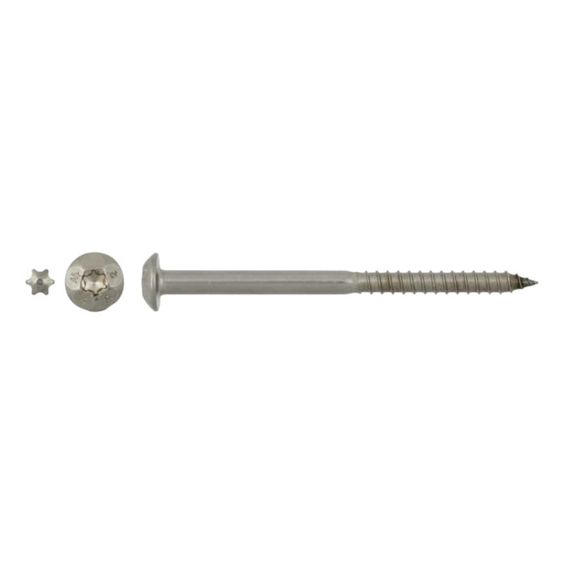 Tamperproof bolt, A2, TX 40 7 x 105