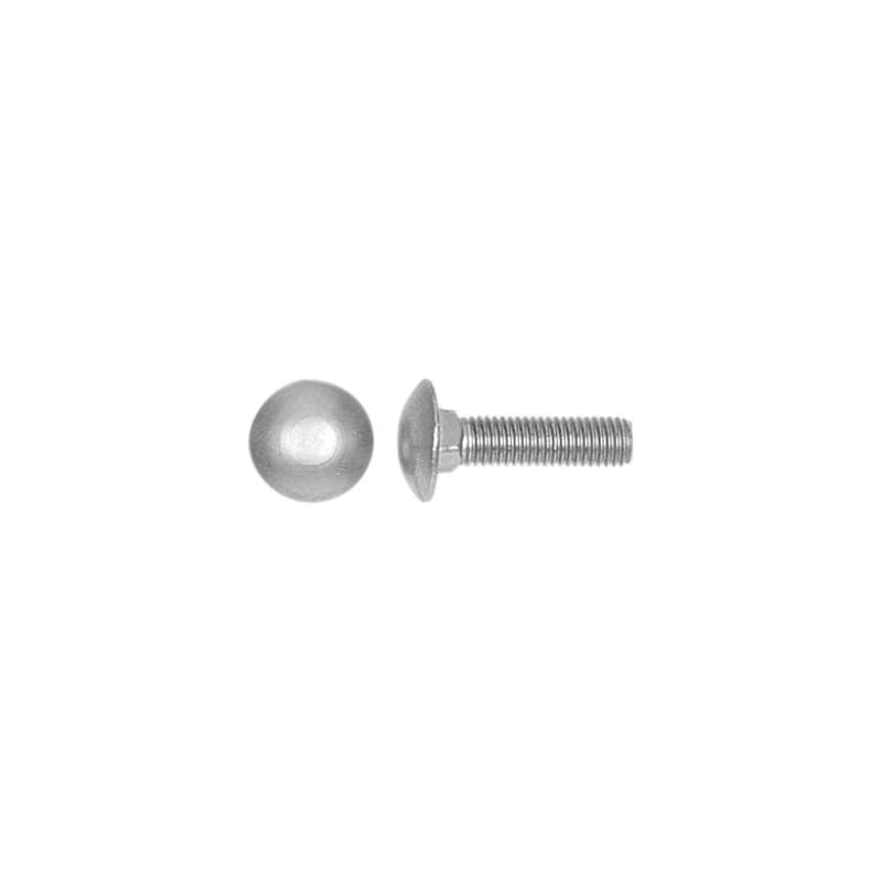 Round head screw DIN 603 zinc plated, 8.8, without nut M6X20