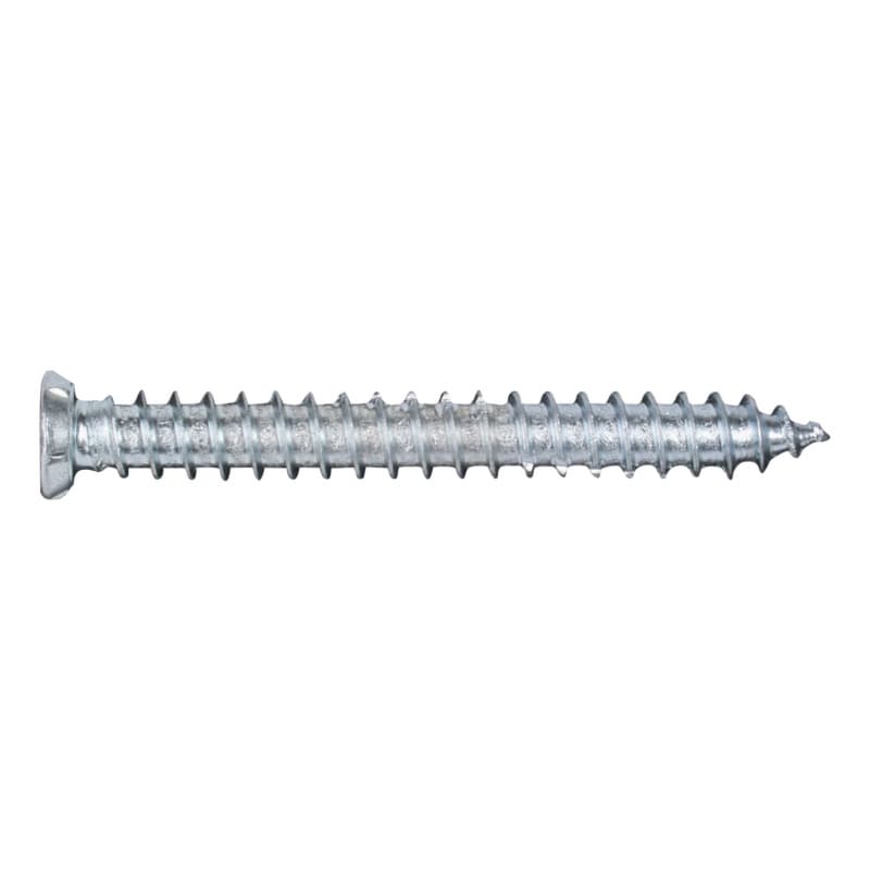 Turbo screw, flat head K11 zinc-plated, TX30 7.5 x 42 mm