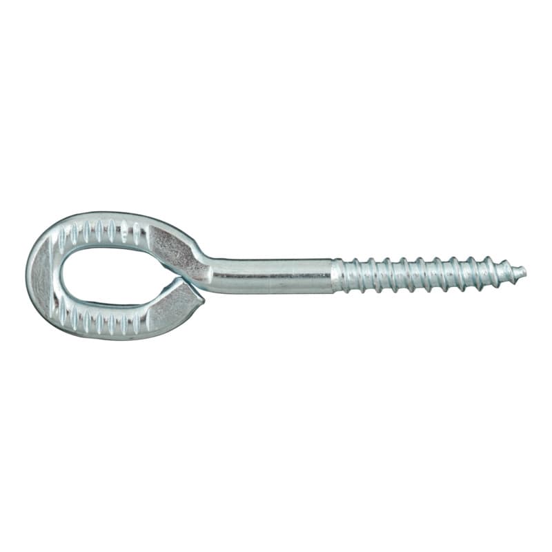 Elongated hole screw with wood thread, galvanised, 6.0 x 50