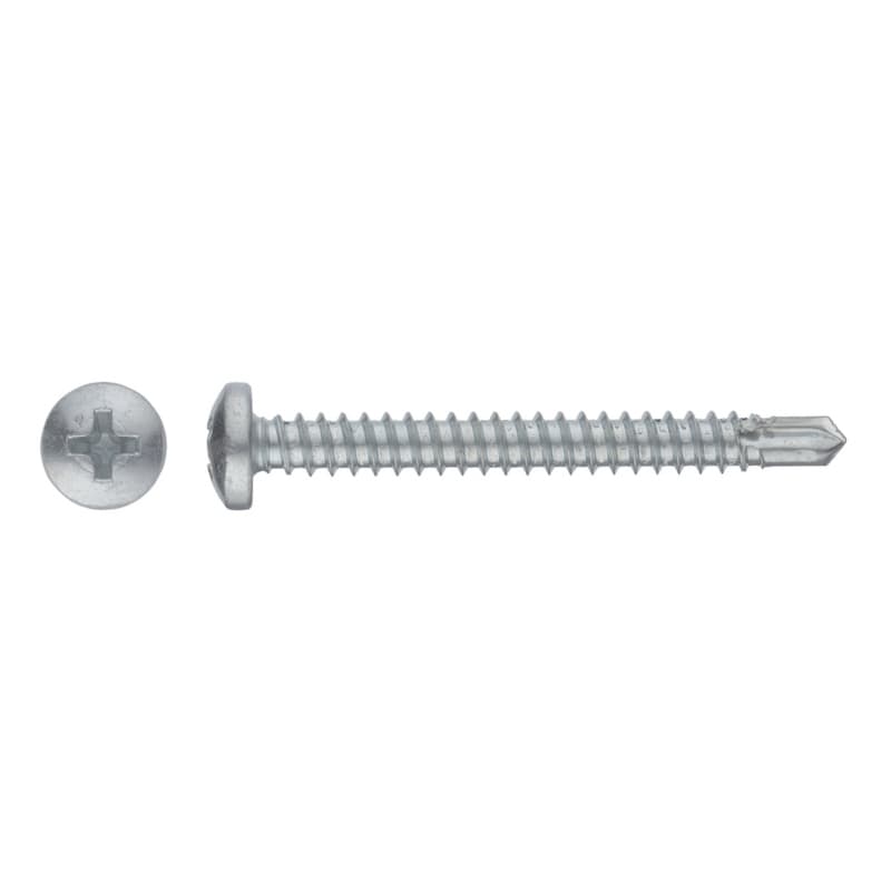 sebS pan head drilling screw, sim. to DIN 7504-N galvanised, H 1, 2.9 x 13