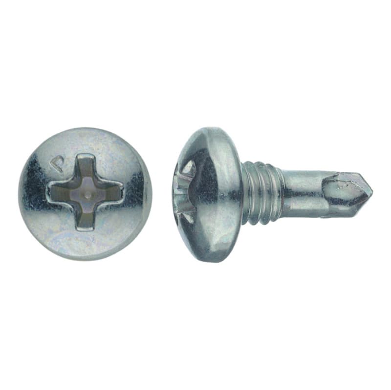 sebS Minipoint pan head dr. screw, sim. to DIN 7504-N galv, H2 M4 x 10