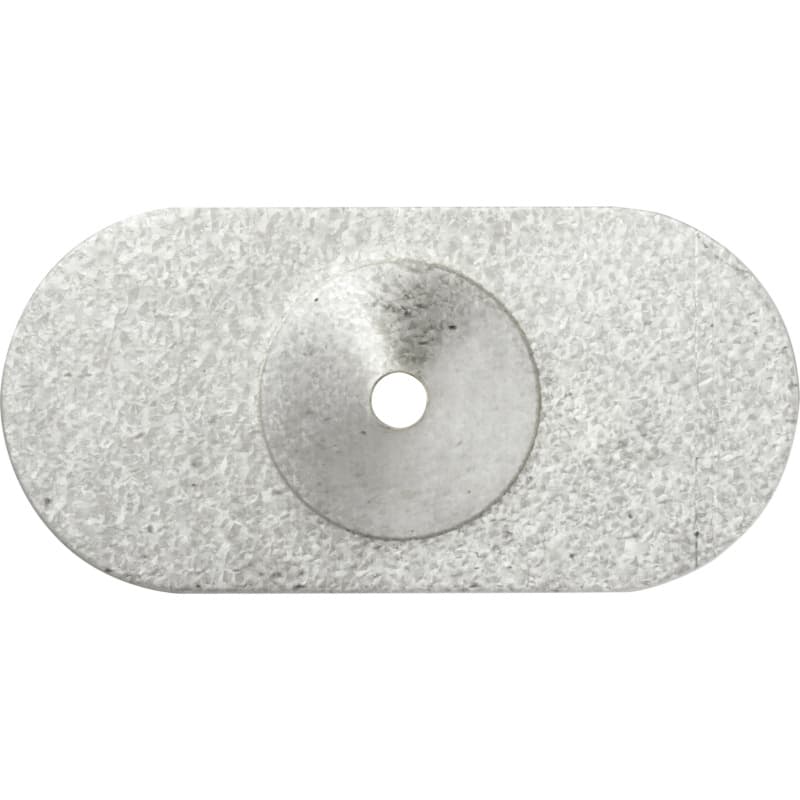 Plate for roofing screws, aluminium-zinc, 82 x 40 mm
