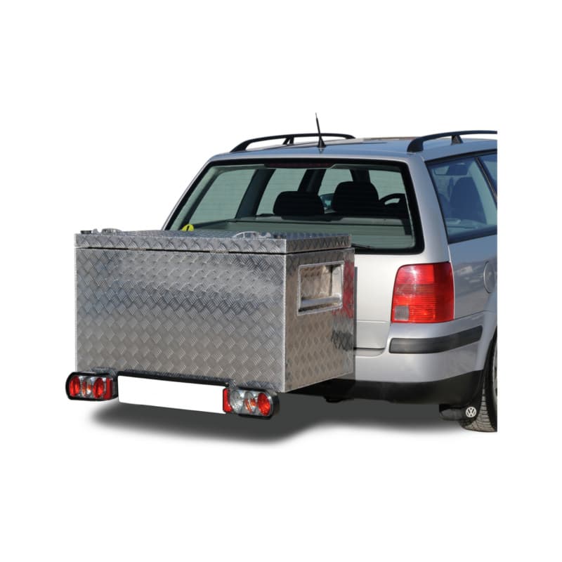 Tow-bar box, complete system 1000 x 650 x 600 mm (L x W x H)