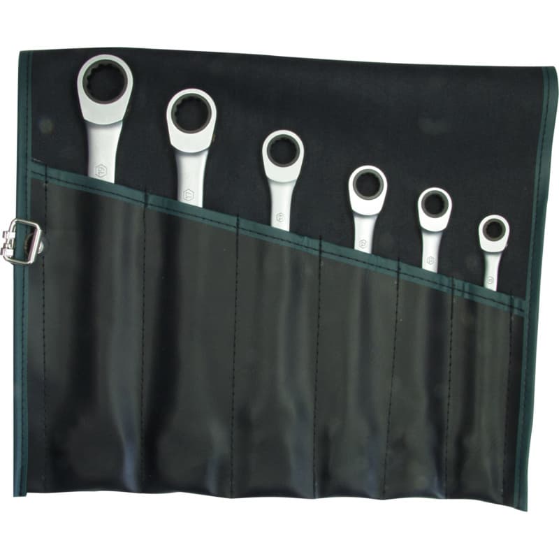 Varius ratchet spanner set, straight