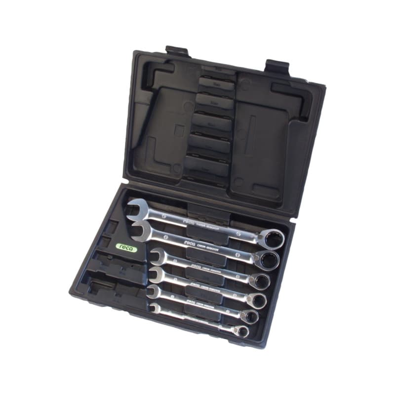 Varius ratchet spanner set, reversible