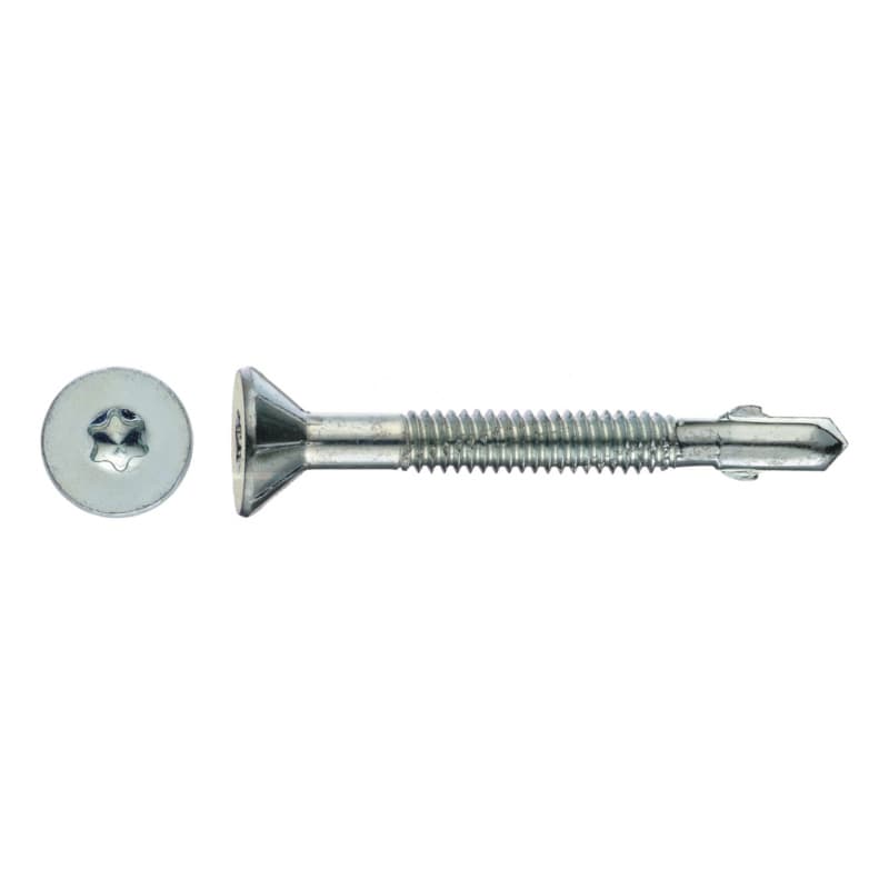 sebS countersunk milling head screw, sim. to DIN 7504-P galv, TX 30, 6.3 x 100