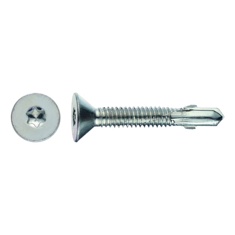 sebS countersunk head drilling screw, sim. to DIN 7504-P galv, TX 30, 6.3 x 100