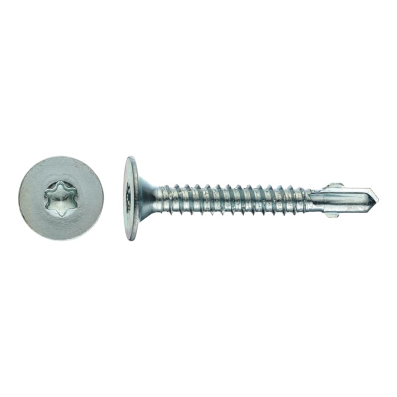 sebS flat countersunk head drilling screw, galvanised, TX 30 5.5 x 38