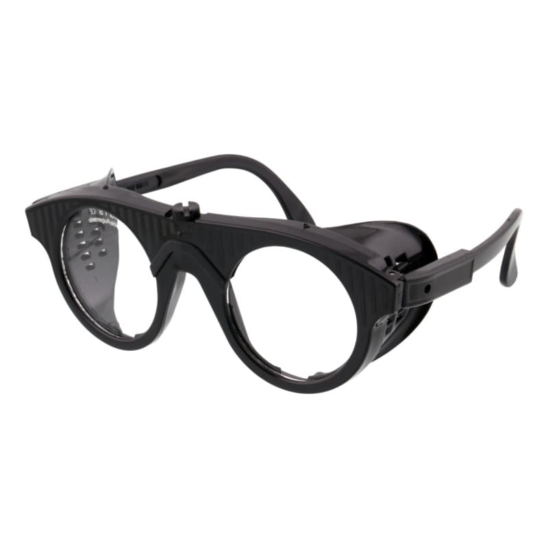Nylon safety glasses with side protection, lenses Ø 50 mm