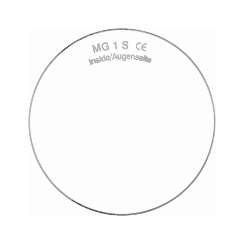 Spare lenses, no light protection, for prtctive glsses and wlding gggles Ø 50 mm