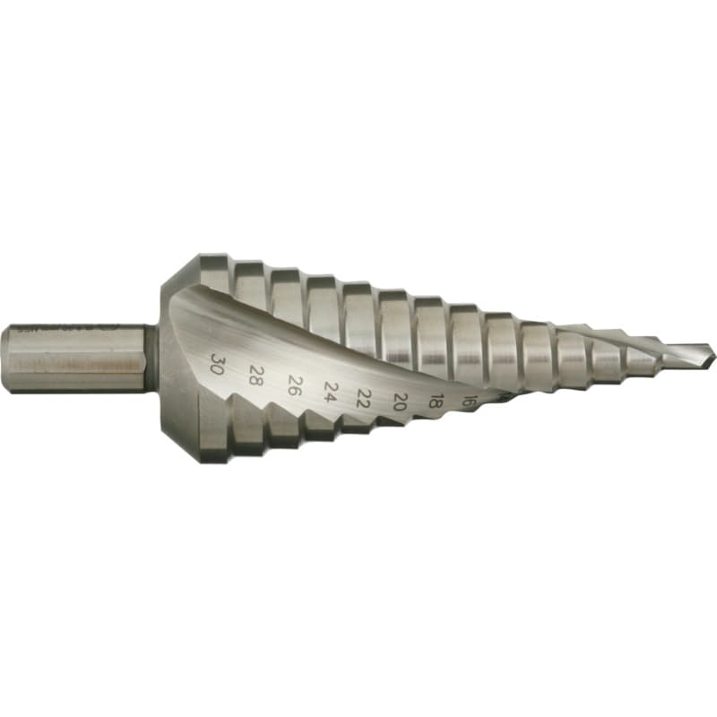 Stepped drill bit, 4–12 mm