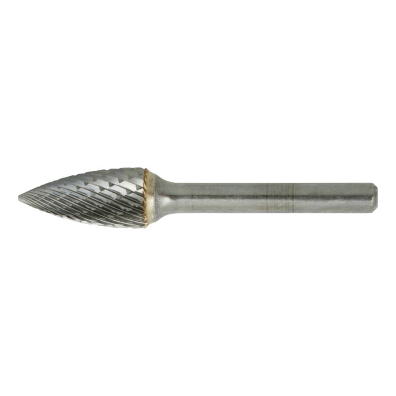 Cemented carbide milling bits, SPG, arched, 6 x 18 x 6 mm