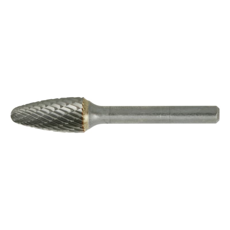 Carbide milling bits, semi-circular, 6 x 18 x 6 mm