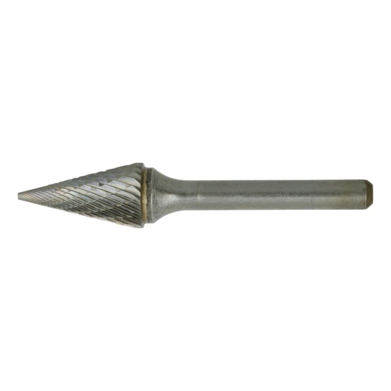 Cemented carbide milling bits, SKM, conical, 12 x 25 x 6 mm