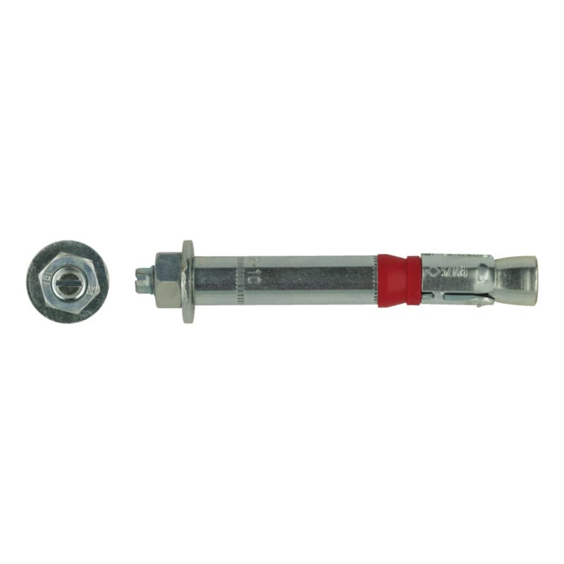 SZ-B heavy-duty anchor, galvanised steel, with bolt, 13 AF, 12/10 M8