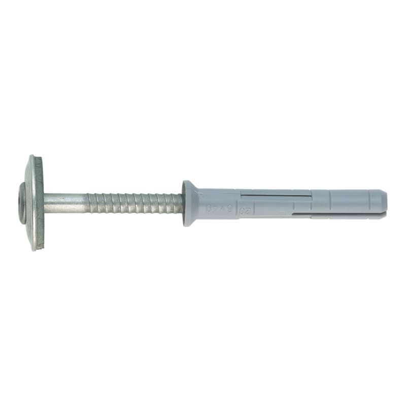 EVO-Grip nail anchor nail: A2, with plumber's sealing washer Ø 15 mm 6 x 40 mm