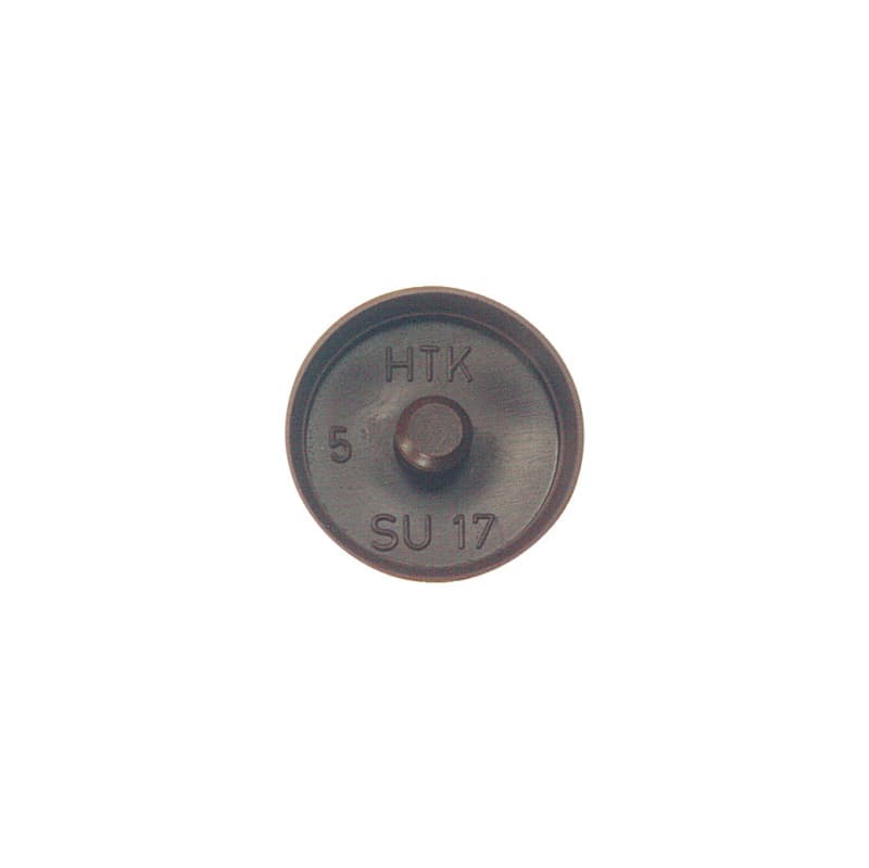 Cover caps RAL 8016, mahogany brown, overlapping, f MRD 10, outside dia.: 16 mm