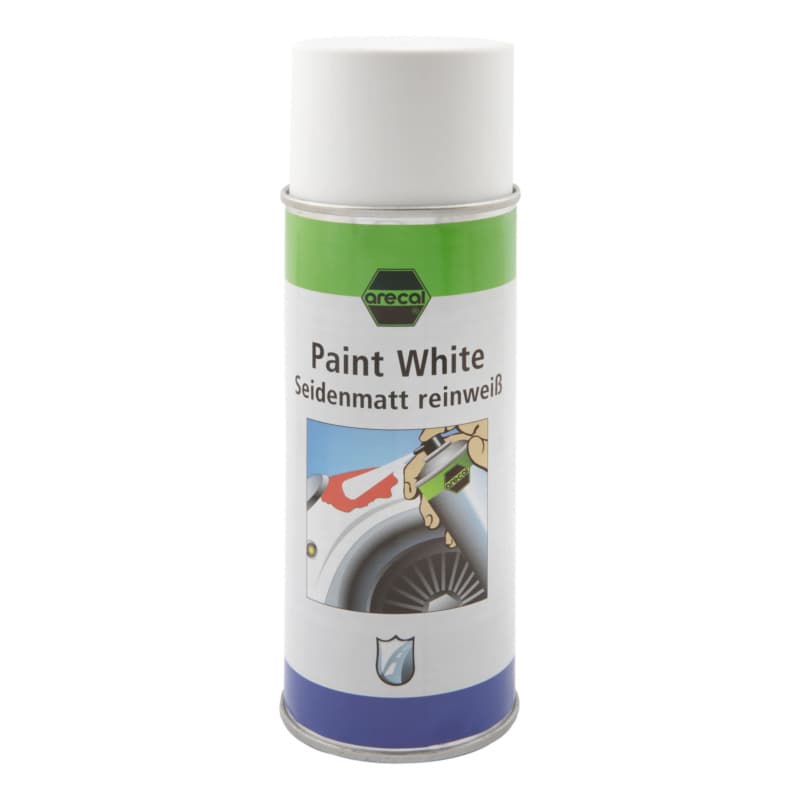 arecal paint spray, white matt RAL 9010 400 ml