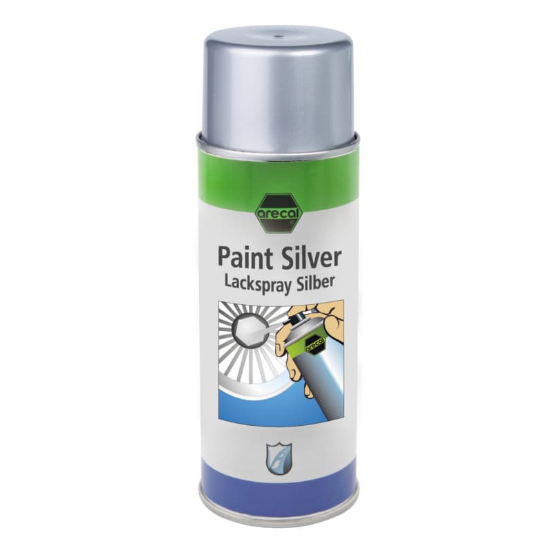 arecal paint spray, silver 400 ml