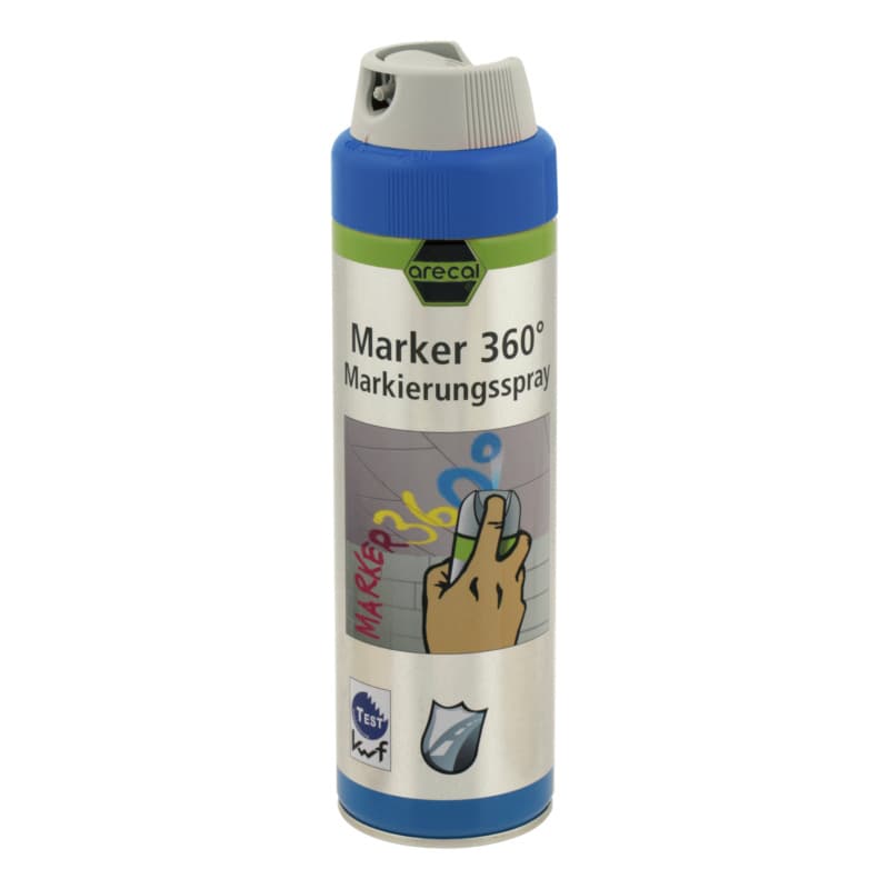 arecal MARKER 360° marking spray, blue 500 ml