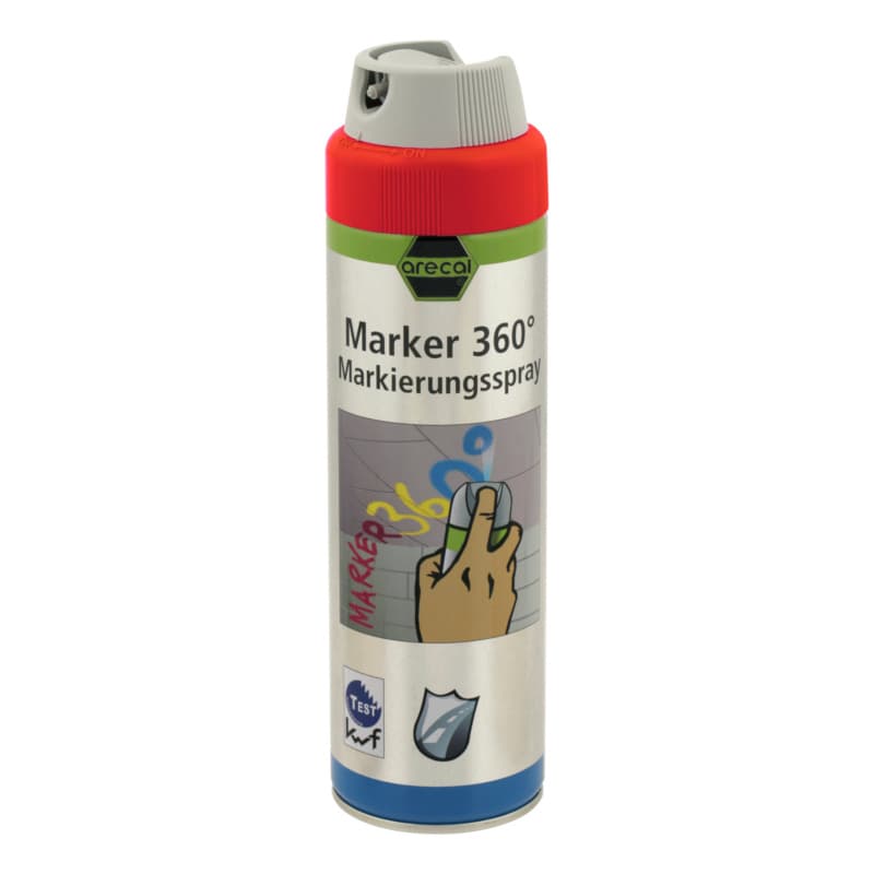 arecal MARKER 360° marking spray, red 500 ml