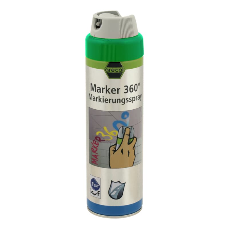 arecal MARKER 360° marking spray, green 500 ml