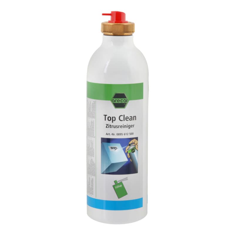 arecal FILLUP TOPCLEAN citrus cleaner, refillable empty can 500 ml