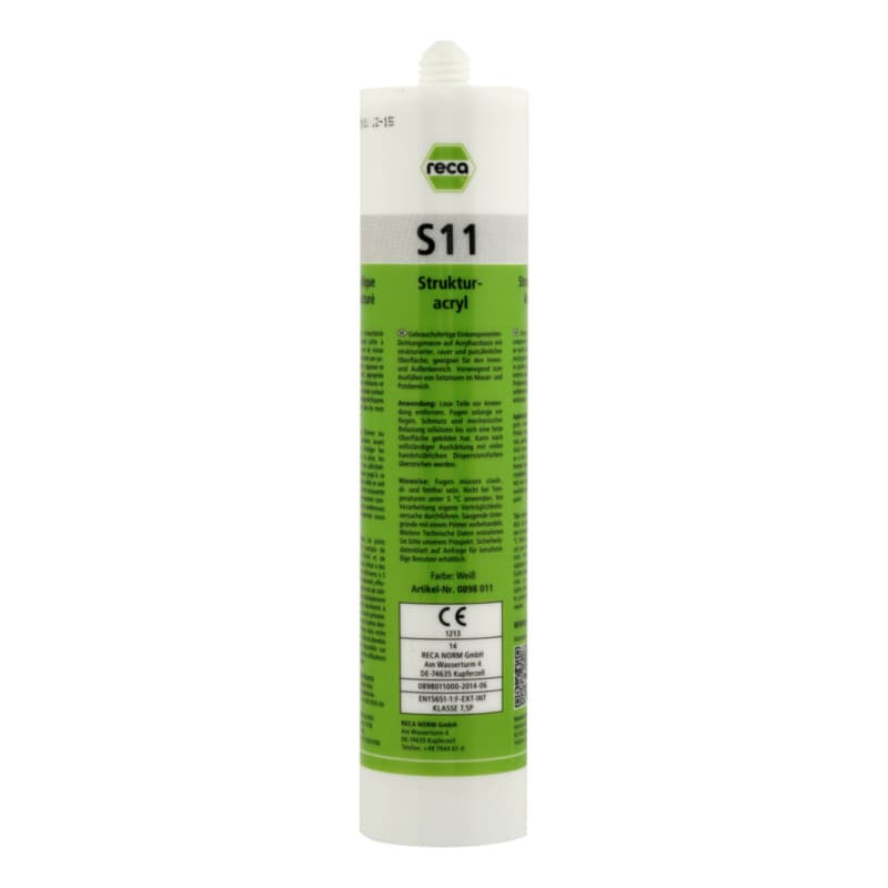 S 11 structured acrylic, white 310 ml