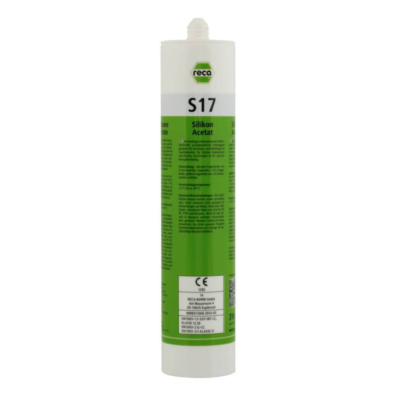 S 17 silicone acetate, transparent 310 ml
