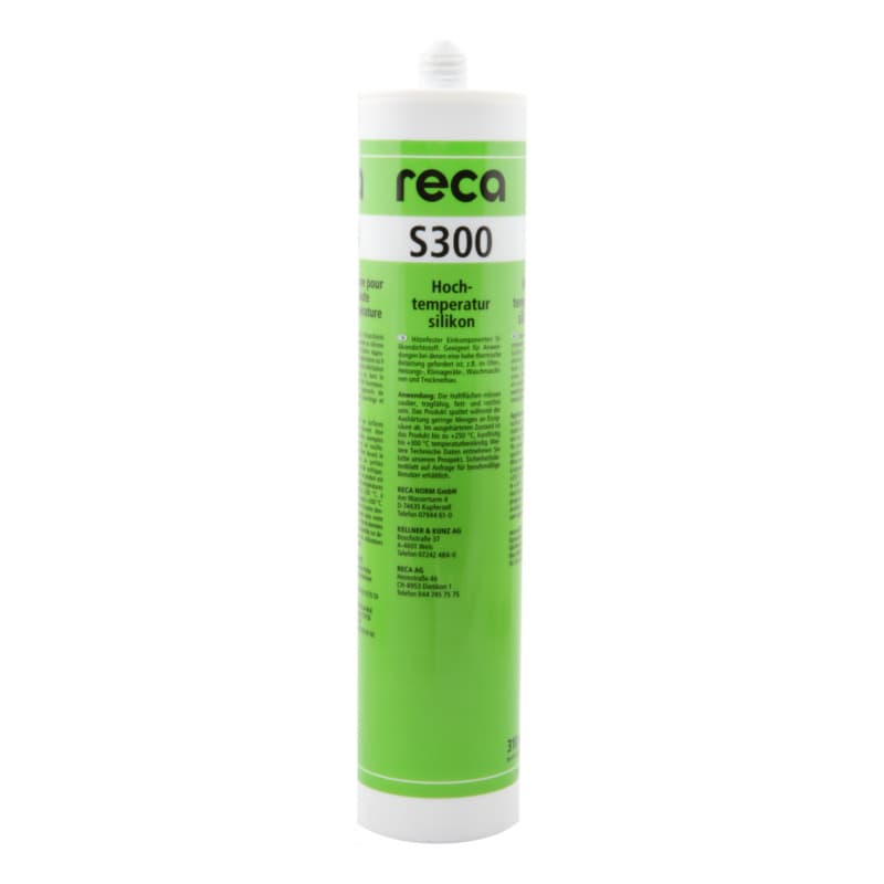 S 300 silicone acetate, red, heat-resistant 310 ml