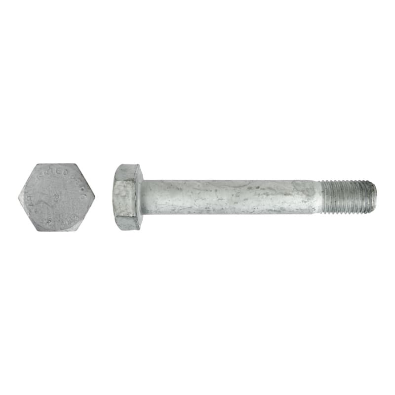 High-tensile prestressed bolt, DIN EN 14399-4 10.9, hot-dip galv., 22 AF M12x100