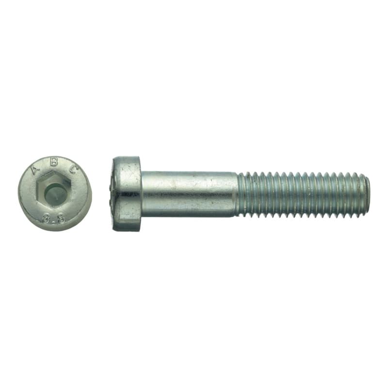 Cylinder head screw, DIN 6912 8.8, zinc plated, hexagon socket 4 M5 x 35
