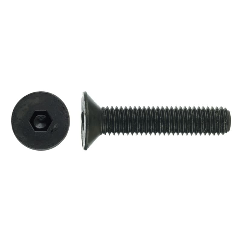 Countersunk head screws, ISO 10642 10.9, hexagon socket 6 M10 x 16