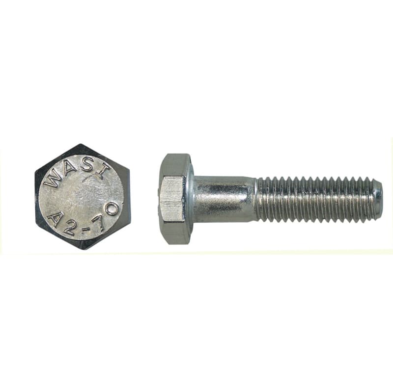 Hexagonal bolt with shank, DIN 931 A2, 17 AF, M10 x 100