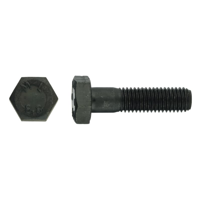 Hexagonal bolt with shank, DIN 931 8.8, 17 AF M10 x 100