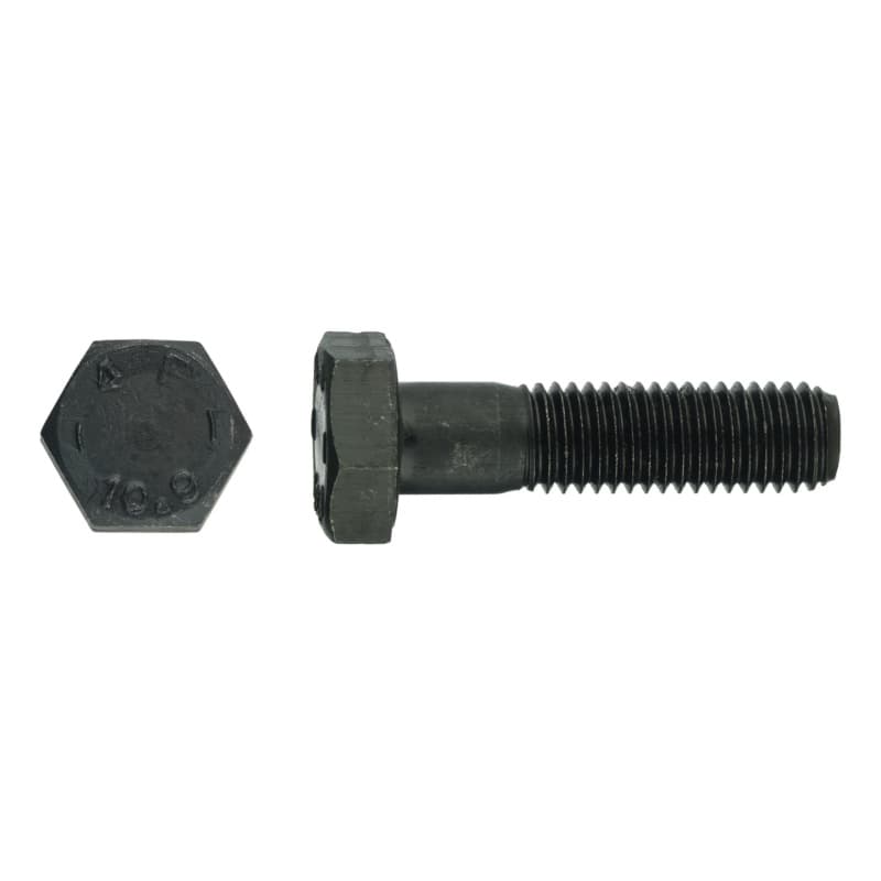 Hexagonal bolt with shank, DIN 931 10.9, 17 AF M10 x 100