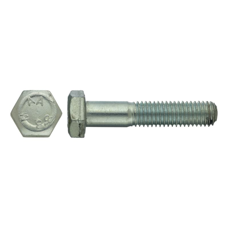 Hexagonal bolt with shank, DIN 931 8.8, galvanised, 17 AF, M10 x 100