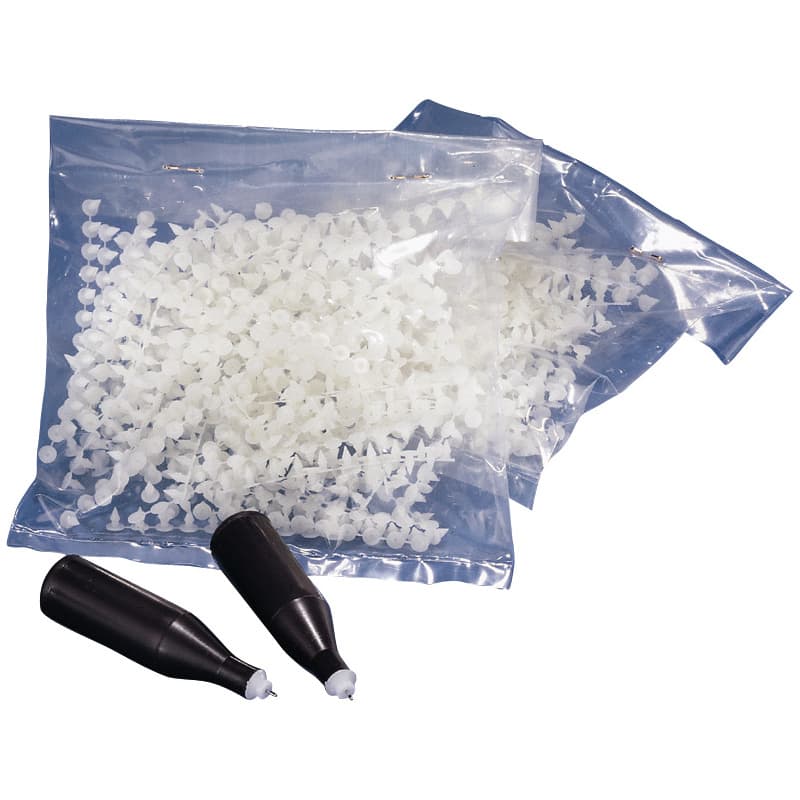 PVC rivets for RS 800 for outer shell, 1000 pcs.