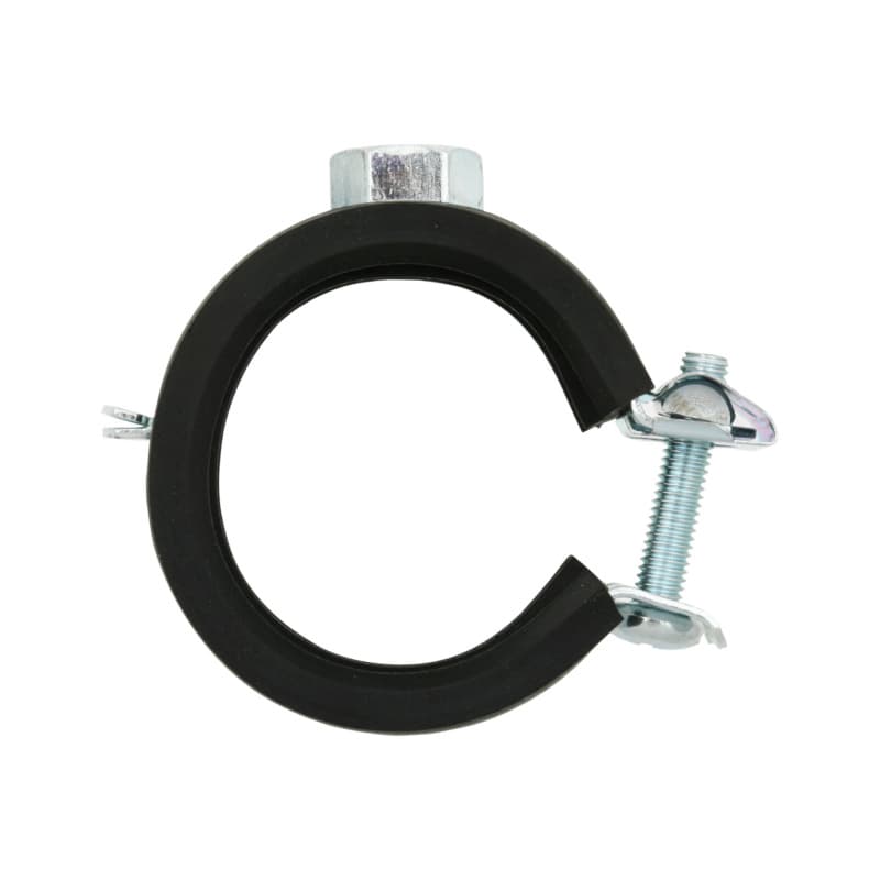Qmatic Click pipe clamp, A4 st. steel, connecting thread M8 11-15 mm/1/4 inch