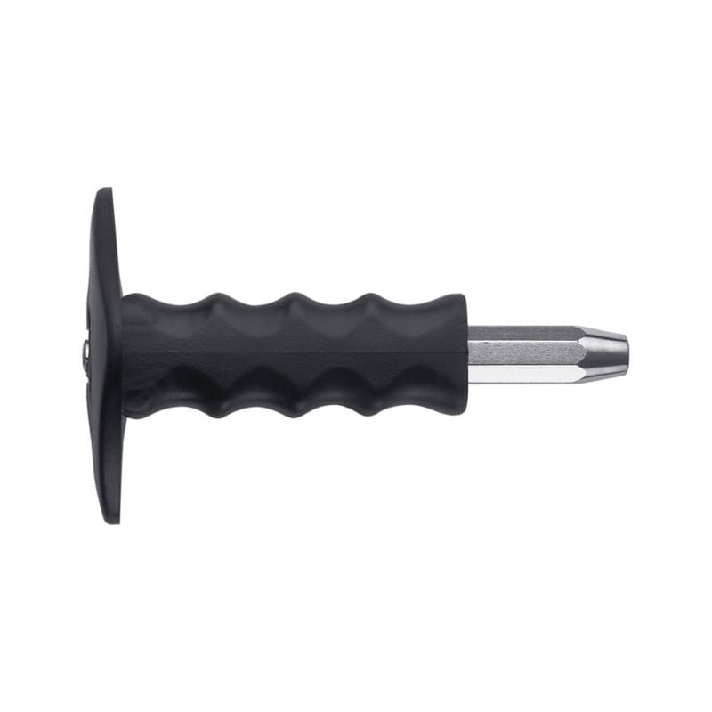 Nail setting tool with hand protection for concrete pins