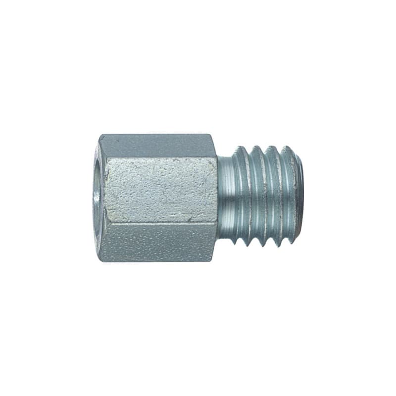 Pipe reducer, galvanised, hexagon - size 13 M6i-M8a