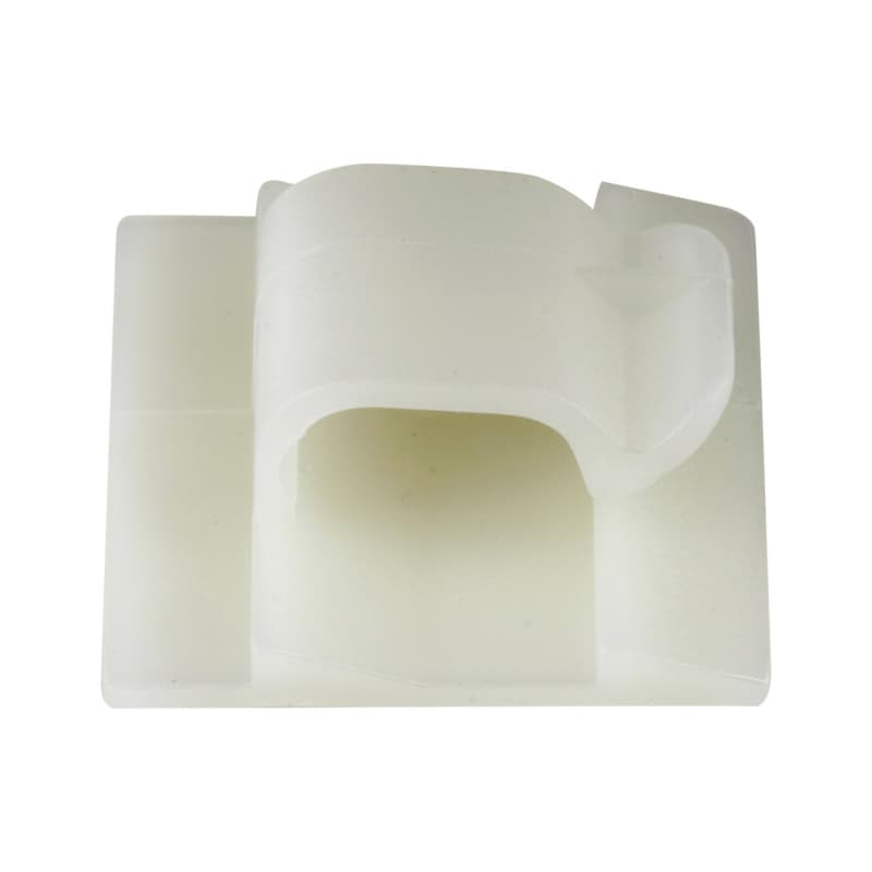 Cable clips, PA 6.6 natural, holder: 19 x 19 mm, for 5-mm cables