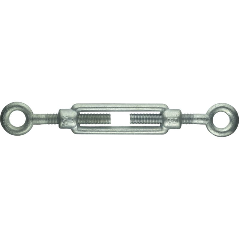 Turnbuckle with eyelets, DIN 1480, galvanised, M10