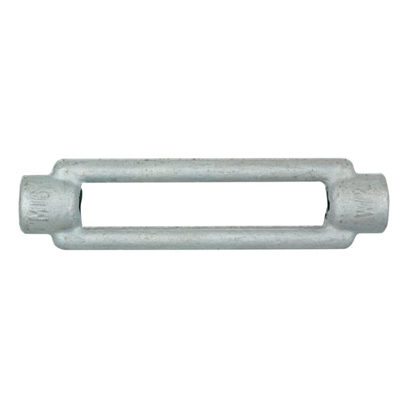 Turnbuckle nut, DIN 1480, galvanised, M16