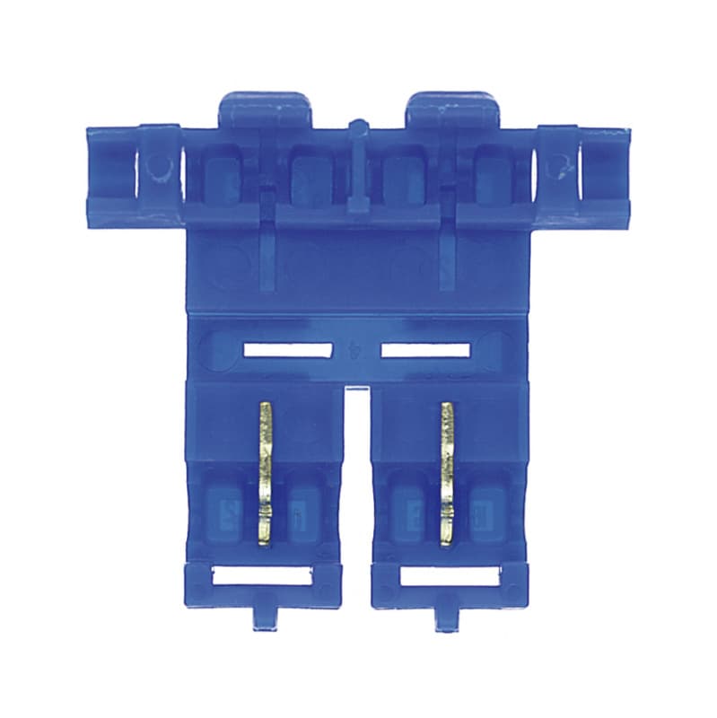 Plug-in fuse holder, blue, for nominal cross-section 0.75–2.0 mm²