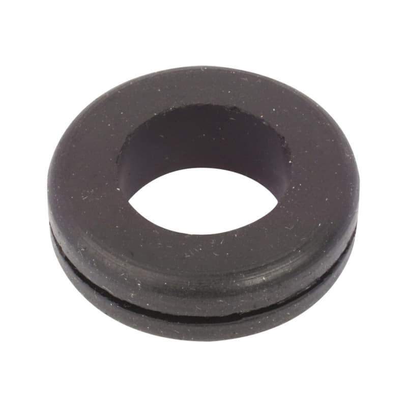 Black cable grommets 4 x 6 x 9 mm