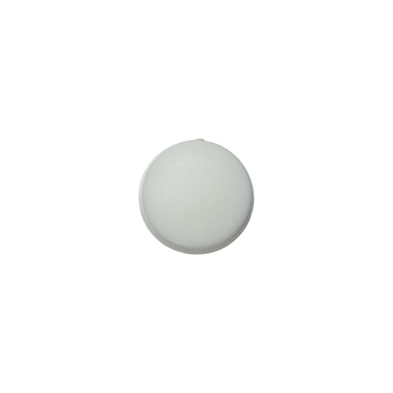 Cover cap for turbo screw, RAL 9010, plastic, pure white